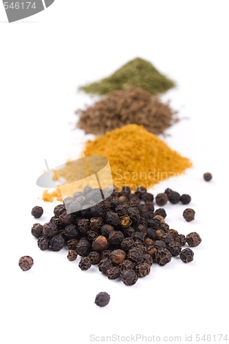 Image of various spices