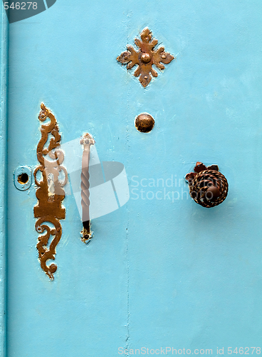 Image of Blue door