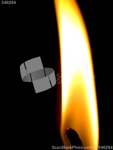 Image of Candle burning