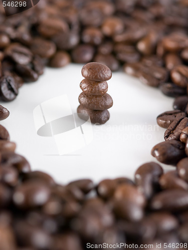 Image of Coffee beans pile