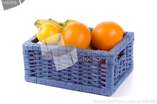 Image of basket with fruits