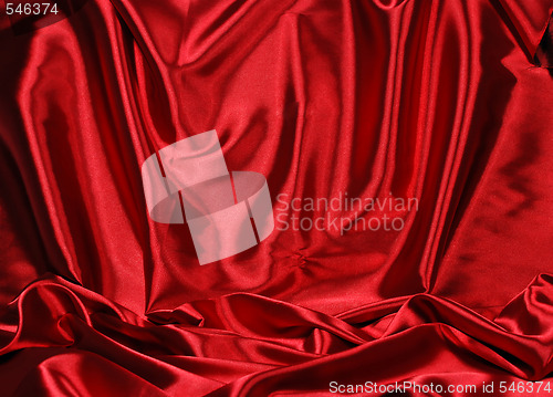 Image of Elegant red satin background