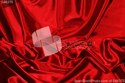 Image of Elegant red satin background
