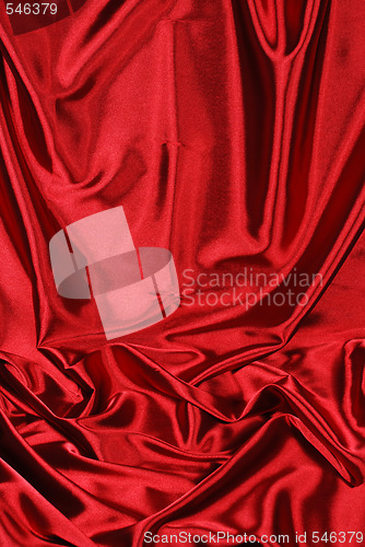 Image of red satin background