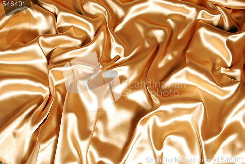 Image of Elegant gold satin