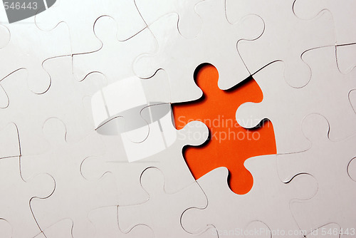 Image of abstract puzzle background 