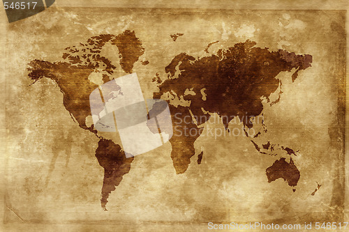 Image of MAP OF THE WORLD