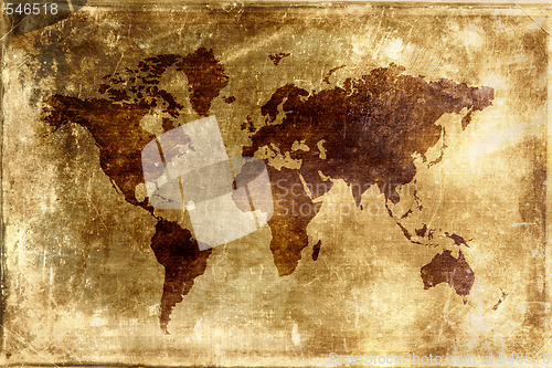 Image of MAP OF THE WORLD