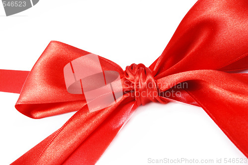 Image of red holiday bow