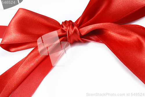 Image of red holiday bow