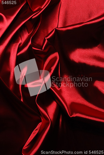 Image of Elegant red satin