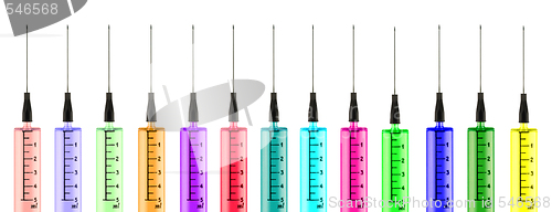Image of Colorful Syringes