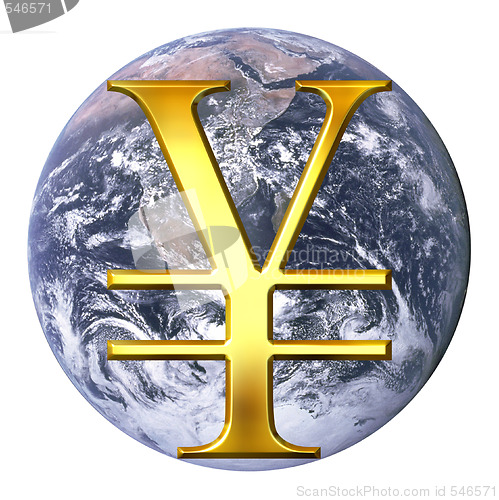 Image of Yen over earth