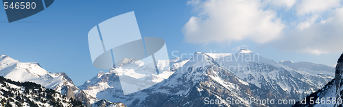 Image of Pyrenees mountain range panorama