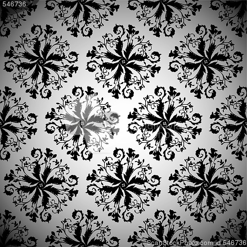 Image of black wallpaper repeat