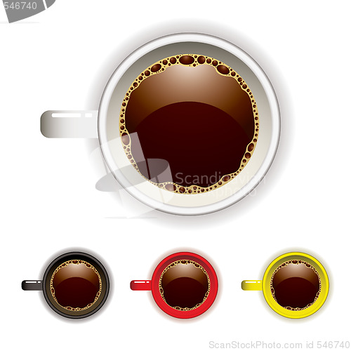 Image of coffee cup top