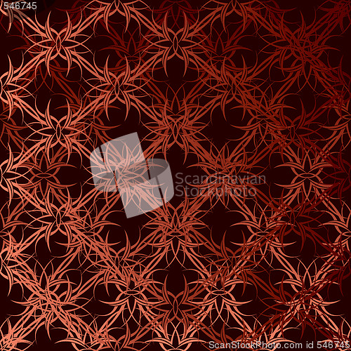 Image of orange wave wallpaper