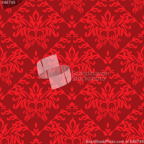 Image of red wallpaper seamless