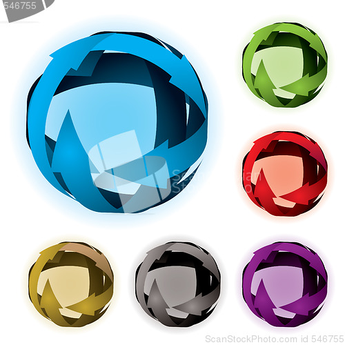 Image of variation arrow ball