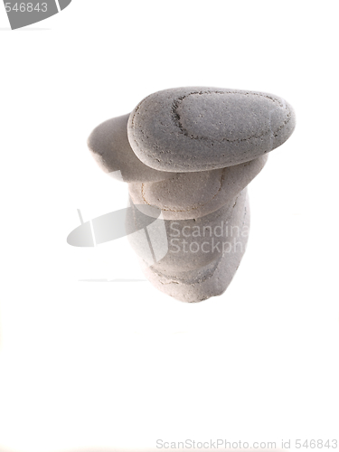 Image of Balanced beach stones