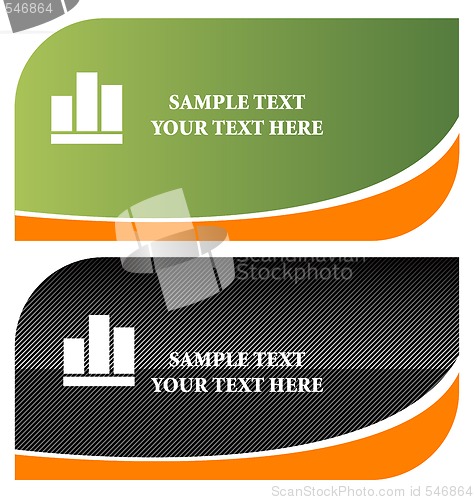 Image of stylish business cards