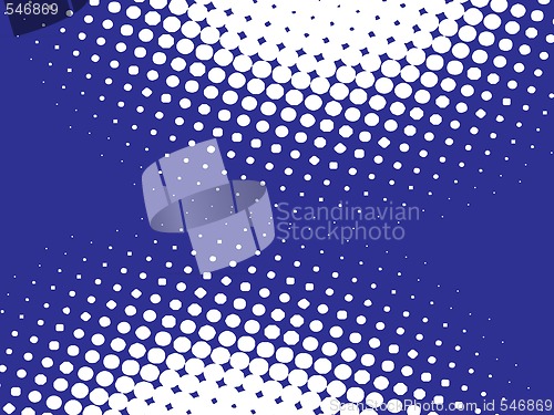 Image of Halftone pattern, dots