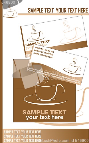 Image of Corporate identity set vector illustration