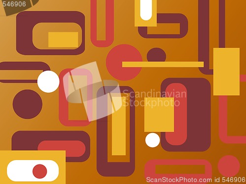 Image of colorful retro background vector illustration