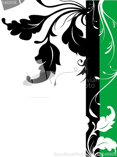 Image of Abstract floral background