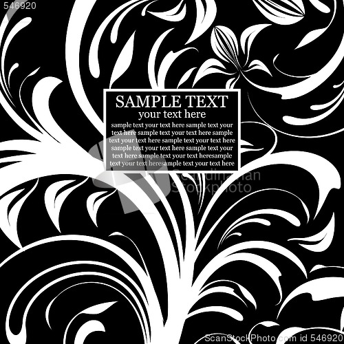 Image of Abstract floral background