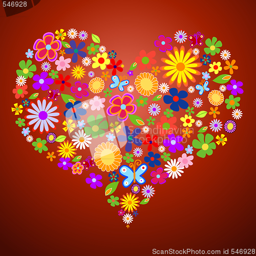 Image of spring flower valentine