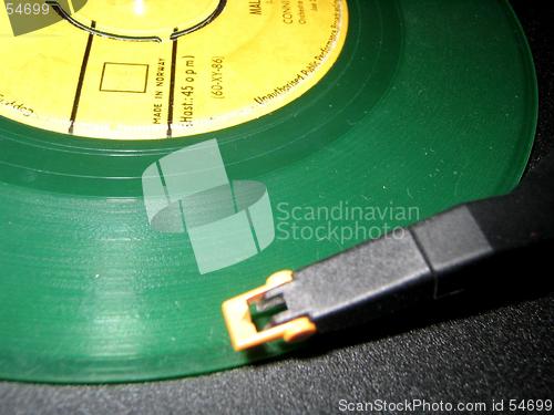 Image of Green single record