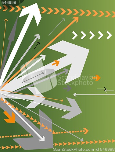 Image of background with lots of arrows 