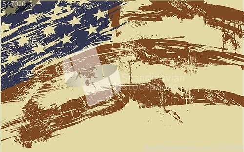 Image of American flag background