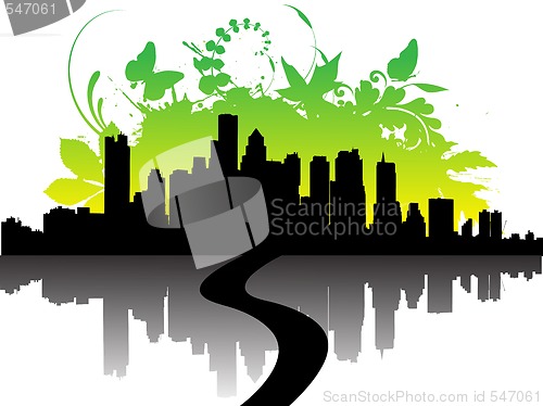 Image of urban skylines