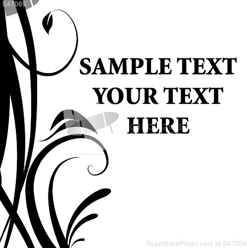 Image of Abstract floral background