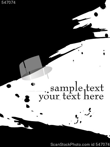 Image of grunge colorful splashing, vector illustration