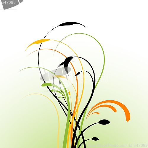 Image of Abstract floral background