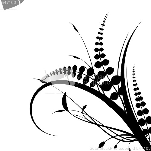 Image of Abstract floral background