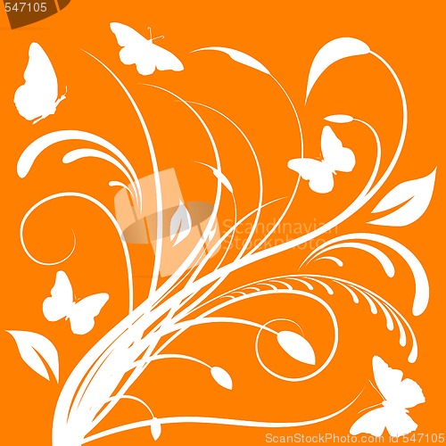Image of Abstract floral background