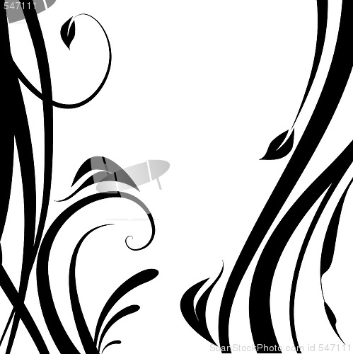 Image of Abstract floral background
