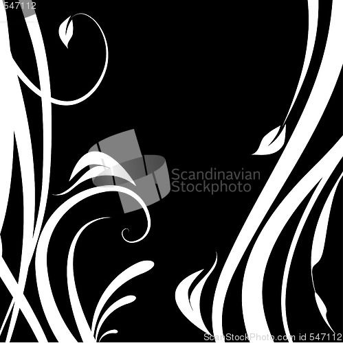 Image of Abstract floral background