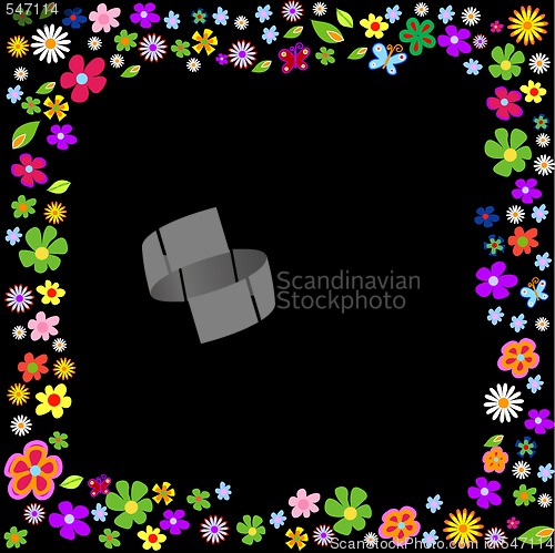 Image of Abstract floral background