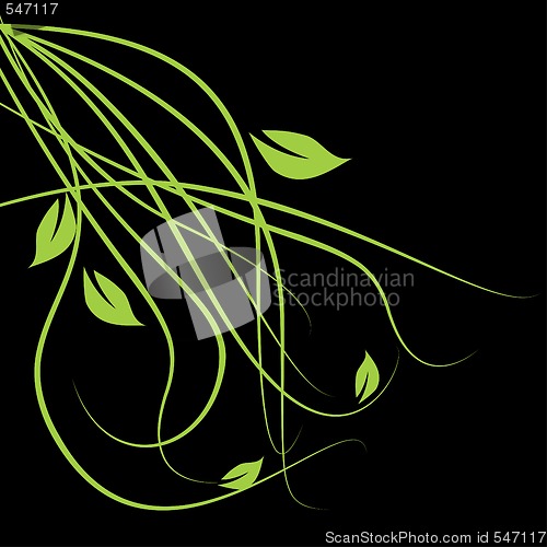 Image of Abstract floral background