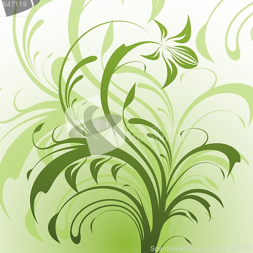 Image of Abstract floral background
