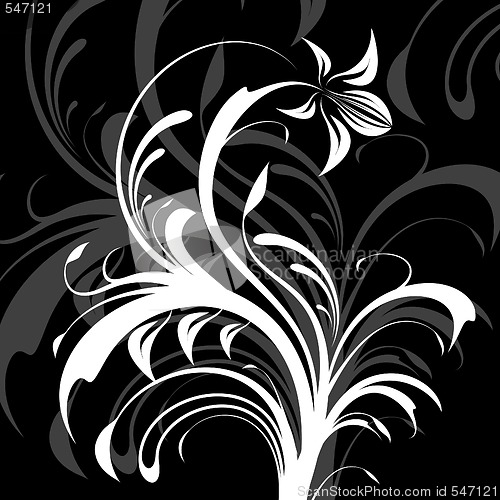Image of Abstract floral background