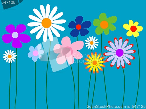 Image of Abstract floral background