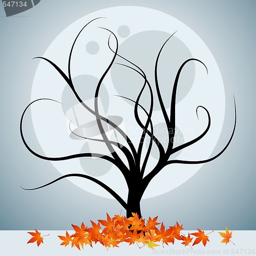 Image of Abstract tree vector illustration