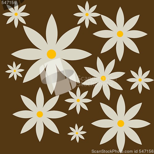 Image of Abstract floral background