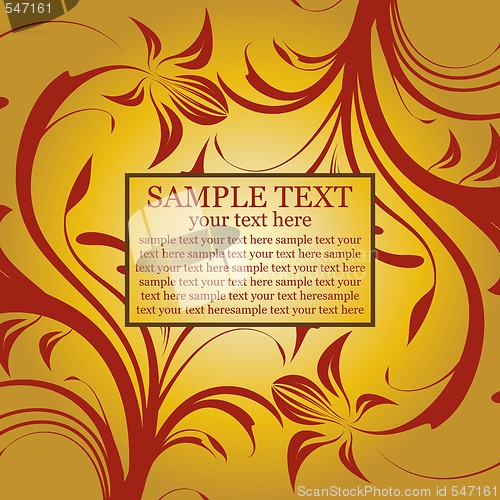 Image of Abstract floral background